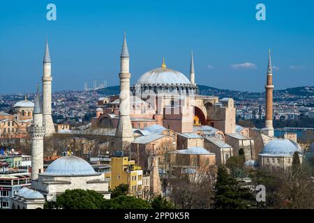 Hagia Sophia Grand Moschee (Ayasofya), Istanbul, Türkei Stockfoto