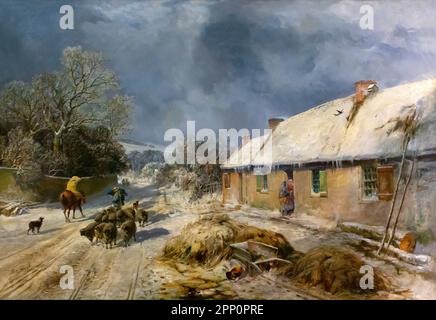 Burns Cottage, Alloway, Sam Ast, 1876, Stockfoto