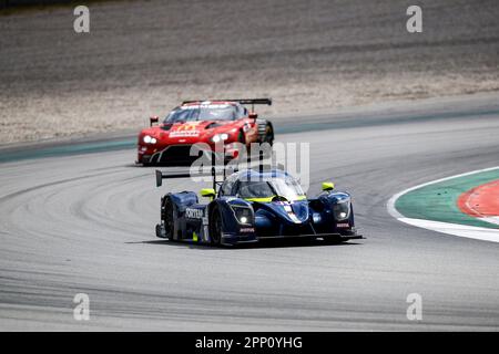 Montmelo, Spanien. 21. April 2023. 10 MOSS Nick (gbr), VAN BERLO Glenn (nld), Eurointernational, Ligier JS P320 - Nissan, Action während der 4 Stunden von Barcelona 2023., 1. Runde der 2023 European Le Mans Series auf dem Circuit de Barcelona-Catalunya vom 21. Bis 23. April 2023 in Montmelo, Spanien - Foto Xavi Bonilla/DPPI Gutschrift: DPPI Media/Alamy Live News Stockfoto