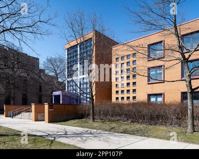 Max Palevsky Wohngebiet Commons an der Universität von Chicago Stockfoto