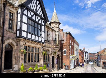 Congleton The Counting House - JD Wetherspoon Pub auf der Swan Bank Congleton Stadtzentrum Congleton Cheshire East England UK GB Europa Stockfoto