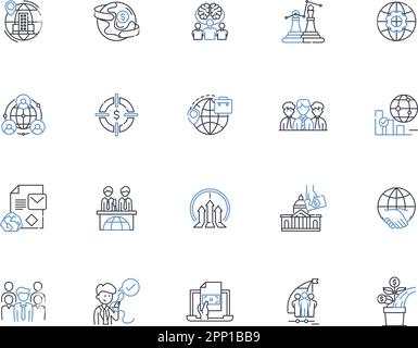 Sammlung der Symbole für die Homogenisierungslinie. Konsistenz, Einheitlichkeit, Standardisierung, Integration, Mischung, Emulgierung, Mischen von Vektor und Linear Stock Vektor