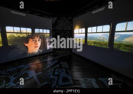 HARRY-POTTER-AUSSTELLUNG IN PARIS Stockfoto