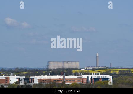 Bild mit Blick auf ratcliffe im Kraftwerk Stockfoto