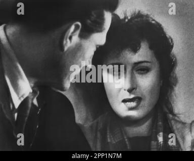 Anna Magnani, Drehort des italienischen Films "Rom, Open City", Italienisch: "Roma citta aperta", Minerva Film, 1945 Stockfoto