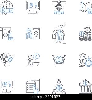 Life Science Line Icons Kollektion. Biologie, Genetik, Biotechnologie, Physiologie, Ökologie, Immunologie, mikrobiologischer Vektor und lineare Darstellung Stock Vektor