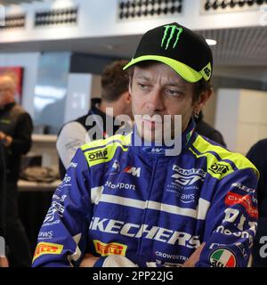 Monza, Italien. 21. April 2023. Valentino ROSSI, Team WRT, BMW M4 GT3 Kredit: Live Media Publishing Group/Alamy Live News Stockfoto