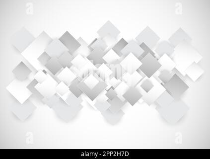 Abstrakter Hintergrund mit quadratischem Design Stock Vektor