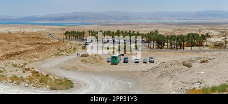 Masada-Nationalpark in der südlichen Judäischen Wüste in Israel Stockfoto
