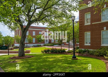 Beeson Hall auf dem Campus des Georgia College & State University in Milledgeville, Georgia. (USA) Stockfoto