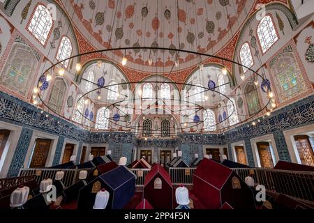 Grab von Turhan Sultan (Turhan Sultan Türbesi), Fatih, Istanbul, Türkei Stockfoto