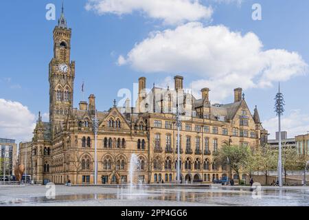 Bradford Rathaus in West Yorkshire Stockfoto