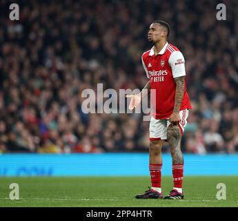 London, Großbritannien. 21. April 2023. Gabriel Jesus von Arsenal während des Premier League-Spiels im Emirates Stadium, London. Das Bild sollte lauten: David Klein/Sportimage Credit: Sportimage Ltd/Alamy Live News Stockfoto