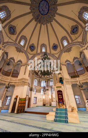 Innere der Little Hagia Sophia Moschee (Kucuk Ayasofya Camii), Istanbul, Türkei Stockfoto