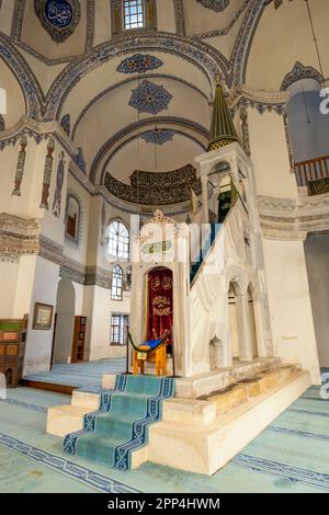 Innere der Little Hagia Sophia Moschee (Kucuk Ayasofya Camii), Istanbul, Türkei Stockfoto