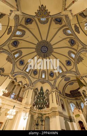 Innere der Little Hagia Sophia Moschee (Kucuk Ayasofya Camii), Istanbul, Türkei Stockfoto