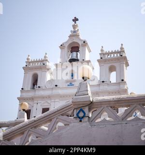 Antike Basilika von Bom Jesus alte goa-Kirche im südlichen Teil Indiens, Basilika von Bom Jesus in Old Goa, die Hauptstadt von Goa in den frühen Tagen Stockfoto