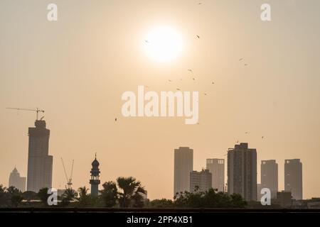 Moderne Hochhäuser tagsüber in Mumbai, Indien Stockfoto