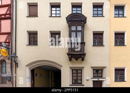 Historisches Choerlein, Albrecht-Duerer-Str.22, Nürnberg, Zentralfrankreich, Bayern, Deutschland Stockfoto