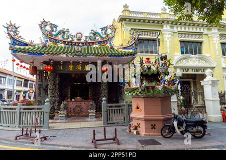 Yap Tempel (Yap Kongsi Tempel), George Town, Penang, Malaysia. Stockfoto