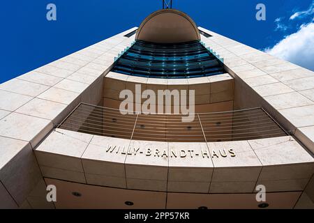 Willy-Brandt-Haus, Wilhelmstraße, Kreuzberg, Berlin, Deutschland Stockfoto