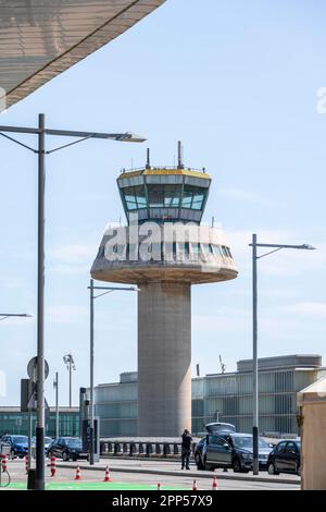 Josep Tarradellas Flughafen Barcelona-El Prat, Airport Tower, Barcelona, Spanien Stockfoto