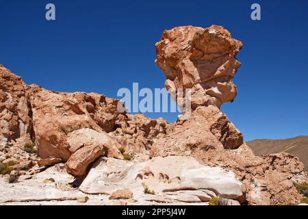 Felsformationen in Ciudad de la Rocas, Bezirk Potosí, Bolivien Stockfoto