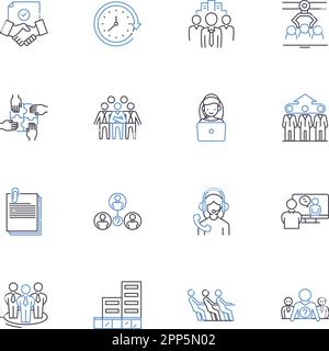 MyMaking Business Line Icons Kollektion. Handwerk, Handwerk, Handwerk, Unternehmergeist, Kreativität, Innovation, Konstruktionsvektor und lineare Illustration Stock Vektor