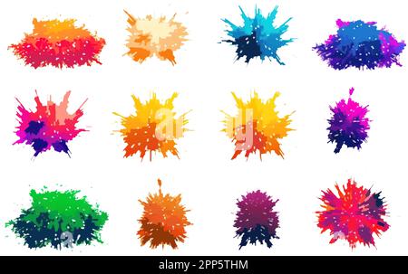 Stellen Sie die Vektorpixeldarstellung des Blitzsymbols und ein Warnzeichen auf weißem Hintergrund ein Stock Vektor