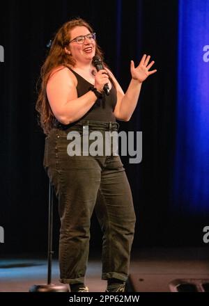 AUSTIN, TEXAS - 21. APRIL: Comedian Hannah Berner von Giggly Squad