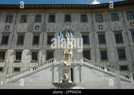 Palast der Ritter. Höhere normale Schule in Pisa Stockfoto