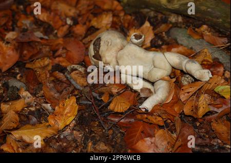 Gewalt gegen Childs. Stockfoto