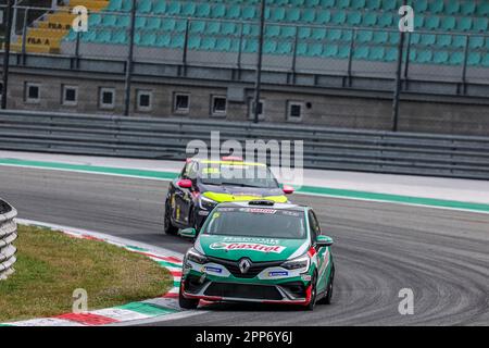 05 MAILAND Nicolas FRA, Mailand Competition, CLIO CUP-REIHE, Action während der 2. Runde des Clio Cup Europa 2023, vom 21. Bis 23. April 2023 auf der Autodromo Nazionale di Monza, in Monza, Italien - Foto Grégory Lenormand/DPPI Credit: DPPI Media/Alamy Live News Stockfoto