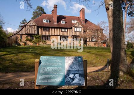 Limnerslease House, historische Watts Gallery & Craft Home, Compton, Guildford, Surrey, England Stockfoto