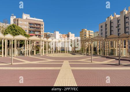 Kleine und charmante Altstadt, Labyrinth aus Straßen und Treppen die Geschichte der Stadt Calpe und ihrer schönsten Ecken, Alicante, Spanien, Europa Stockfoto