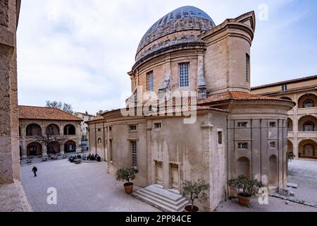 Kapelle, La Vieille Charité, ehemaliges Altenhaus, heute Museum und Kulturzentrum, Marseille, Frankreich Stockfoto