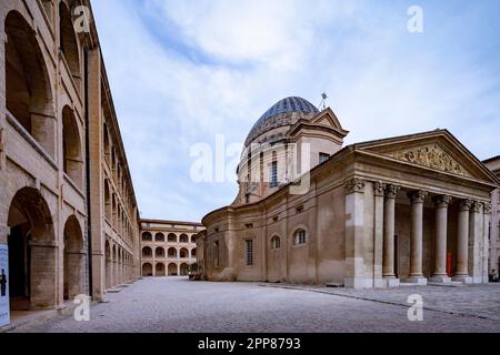 Kapelle, La Vieille Charité, ehemaliges Altenhaus, heute Museum und Kulturzentrum, Marseille, Frankreich Stockfoto