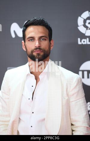 22. April 2023, Madrid, Madrid, Spanien: Jesus Castro nimmt am 22. April 2023 in Madrid, Spanien, an den Platino Awards 10. für den iberoamerikanischen Cinema 2023 Rec Carpet im Palacio Municipal de Congresos-IFEMA Madrid Teil (Kreditbild: © Jack Abuin/ZUMA Press Wire) REDAKTIONELLE VERWENDUNG! Nicht für den kommerziellen GEBRAUCH! Stockfoto