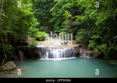 Erawan-Nationalpark, Kanchanburi, Thailand Stockfoto