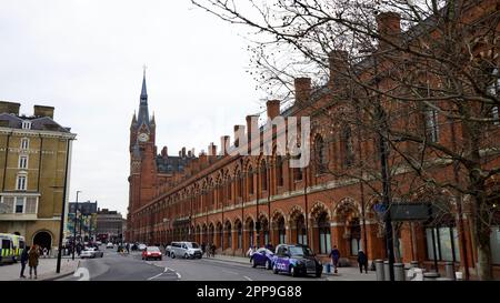 Bahnhof St. Pancras, London, Großbritannien Stockfoto