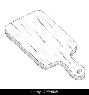 Digital gezeichneter Umrisssatz von Backwaren-Illustrationen. Backgeräte, Zutaten und Werkzeuge zum Kochen, Backwaren. Designkonzept für Bäckerei, che Stock Vektor