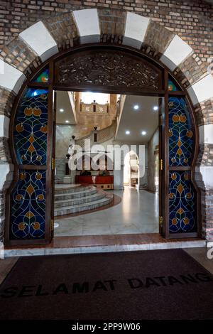 Eintritt zum Sultan Abdul Samad Building. Merdeka Square, Kuala Lumpur, Malaysia. Stockfoto