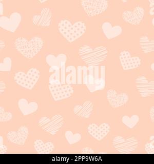 Muster mit Herzen Stock Vektor