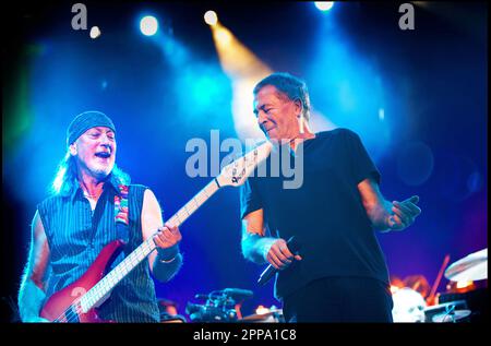 Deep Purple im Konzert in Het Gelredome. Arnhem Niederlande vvbvanbree fotografie Stockfoto