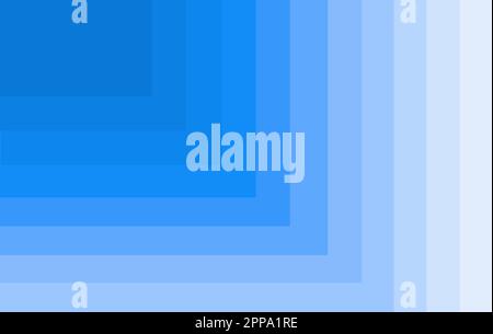 Abbildung: Blauer 3D-Rahmen für abstrakten Hintergrund Stockfoto