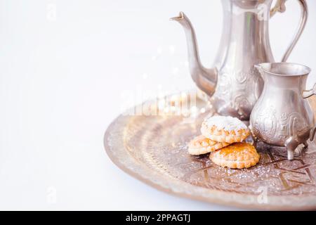 Sweet Cookies Metall Utensil Stockfoto