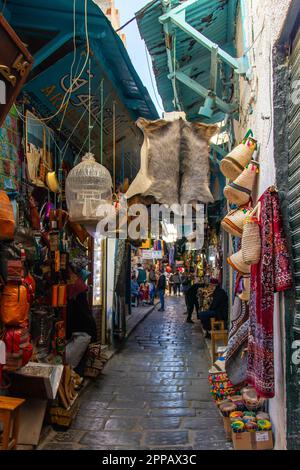 Tunis - die Hauptstadt Tunesiens: Eine Mischung aus Geschichte und Kultur. Stockfoto