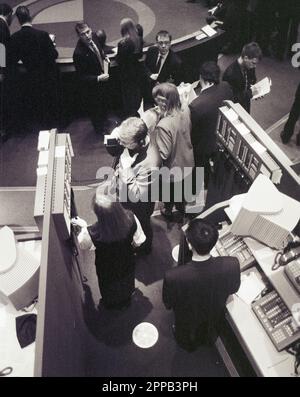 Open-Emotion-Börse, The Ring at London Metal Exchange UK 1995 Stockfoto