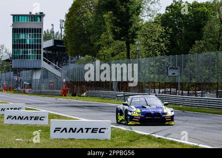 Monza, Italien. 23. April 2023. Team WRT, BMW M4 GT3 Kredit: Unabhängige Fotoagentur/Alamy Live News Stockfoto