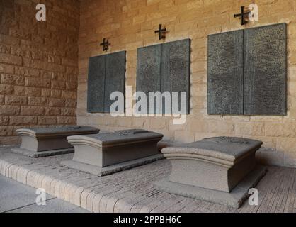 Das Deutsche Kriegsdenkmal, El Alamein, Ägypten. Stockfoto